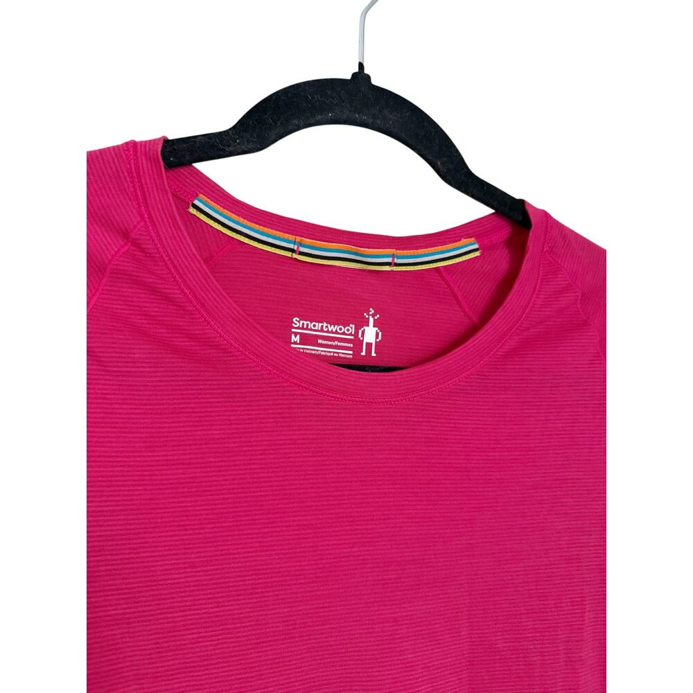 Women's Classic Thermal Merino Base Layer Crew Red Size M - Picture 2 of 3